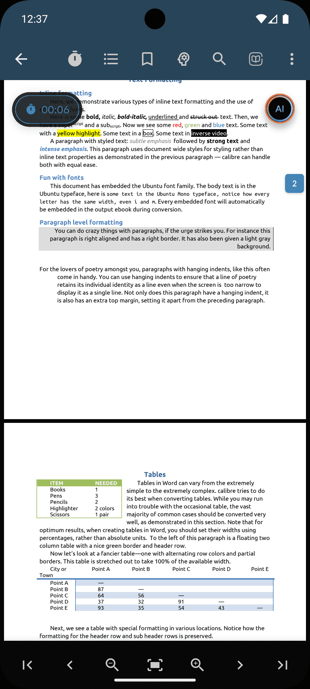 PDF Reader - Interactive PDF reading interface