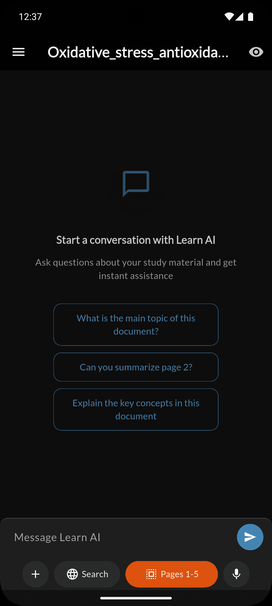 AI Chat - Ask questions about your content